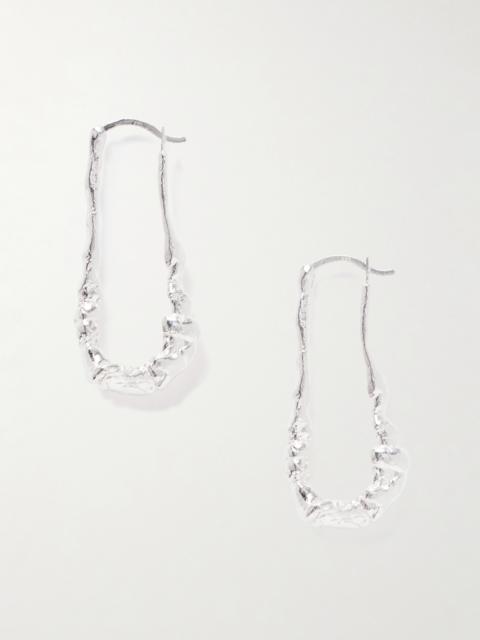 Silver-plated Hoop Earrings