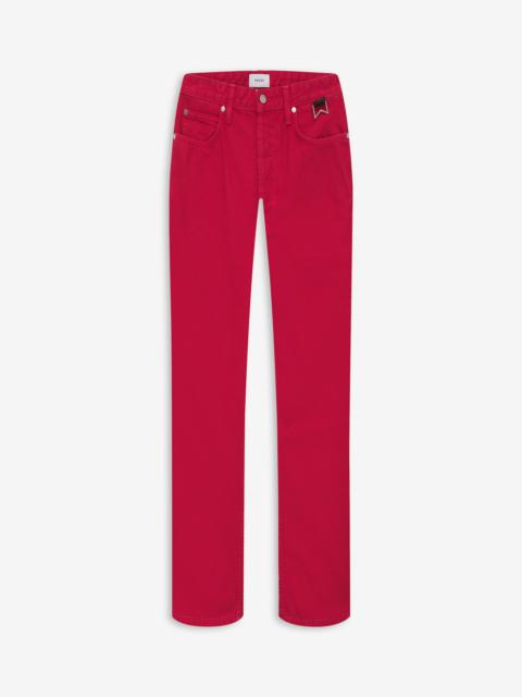 RED CLASSIC FIT DENIM