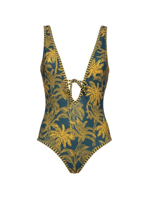 Destination V-neckline swimsuit