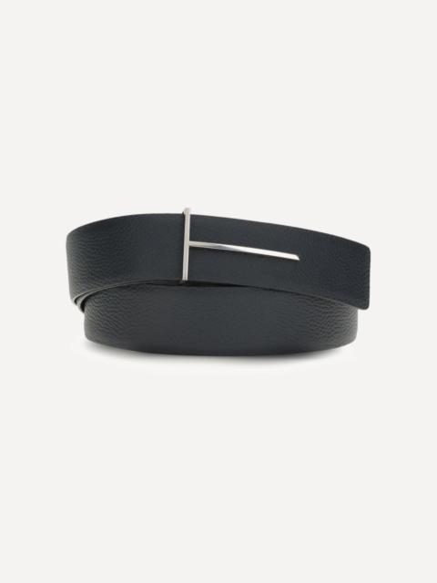 Grain Leather Slim T reversible Belt