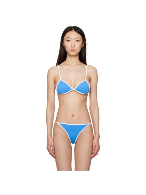 Blue Kate Bikini Top