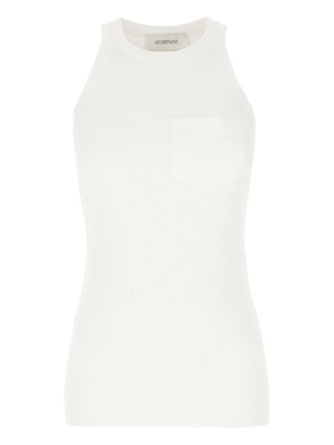 fine-ribbed tank top