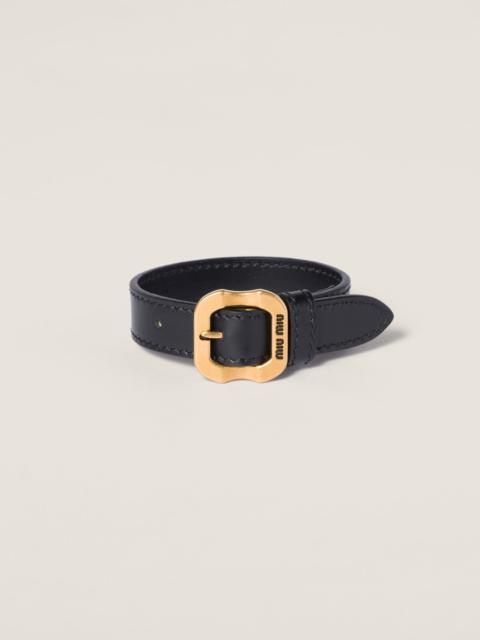Leather bracelet