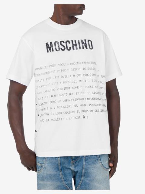 T-SHIRT MESSAGE PRINT