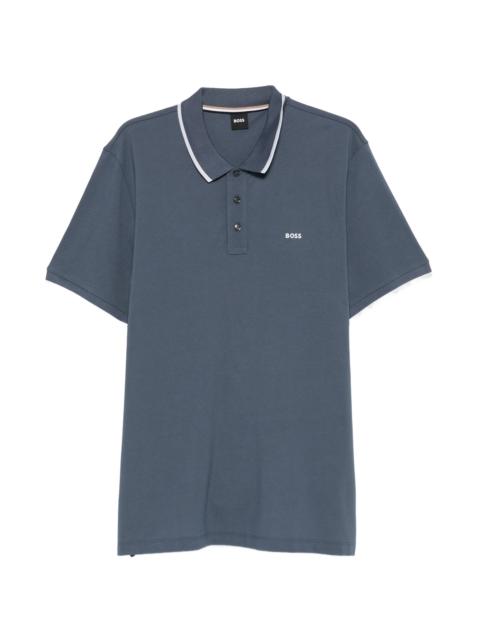 Boss Logo Trim Polo Shirt