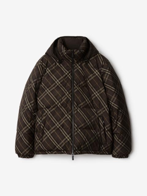 Reversible Check Snowdon Puffer Jacket