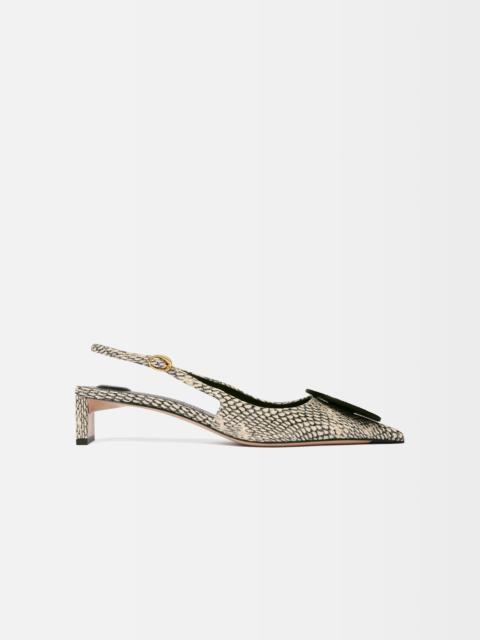 The low Duelo slingbacks
