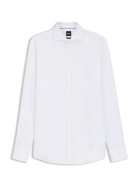 WRINKLE-RESISTANT SLIM-FIT SHIRT IN A COTTON BLEND