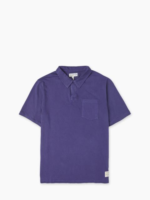 MERZ B. SCHWANEN PLP04 POLO SHIRT PURPLE BLUE