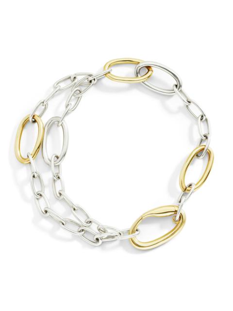 SILVER & GOLD PLATED SILVER ESSENTIALS BRACELET