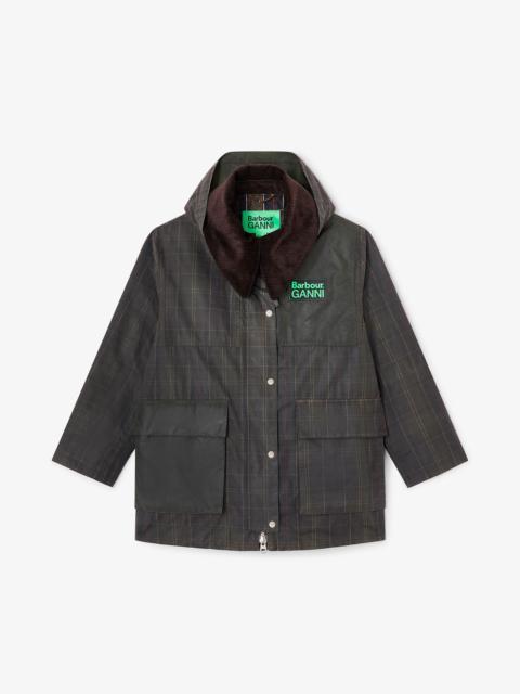 WAXED JACKET IN GREEN