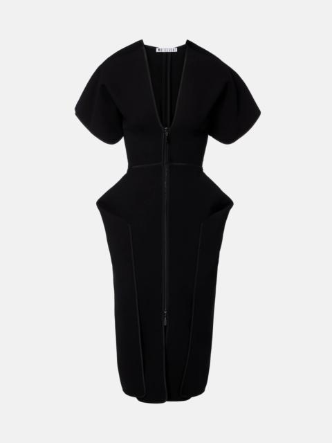 Coco peplum midi dress