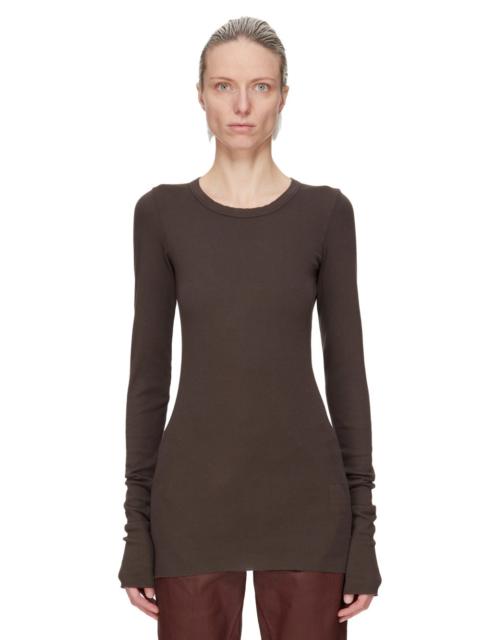 Rib long-sleeve T-shirt