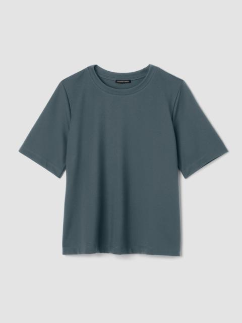 Lightweight Ponte Crew Neck Tee