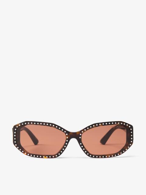 Nola
Havana & Silver Oval Sunglasses