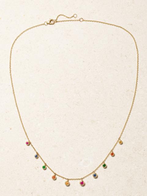 14-karat Gold Sapphire Necklace
