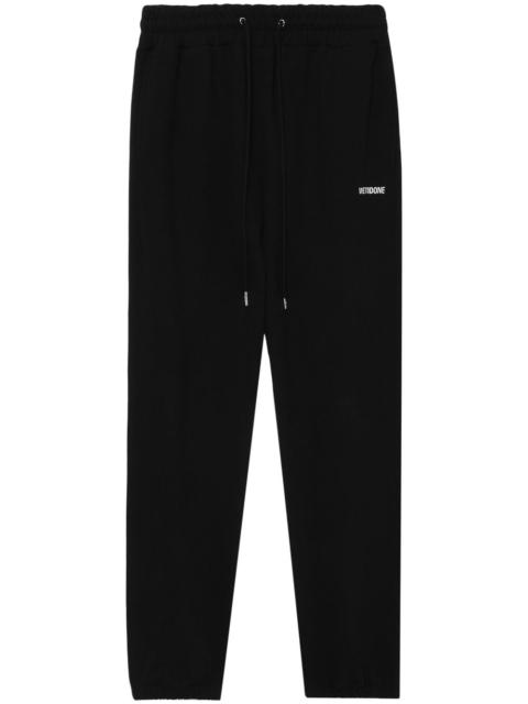 logo-print cotton track trousers