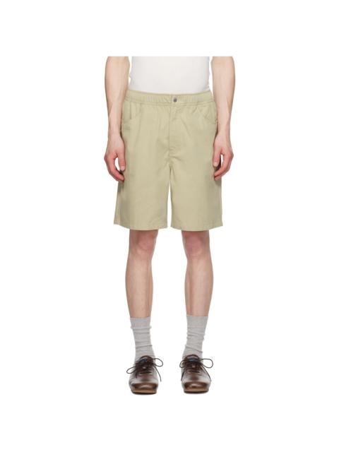 Beige Ragnar Fine Broken Twill Shorts