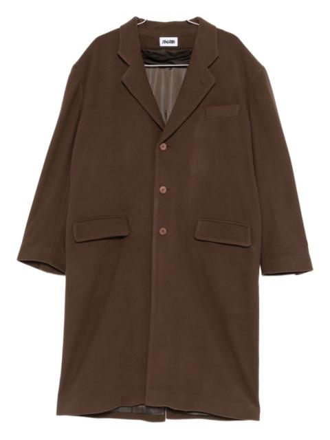 single-breasted coat