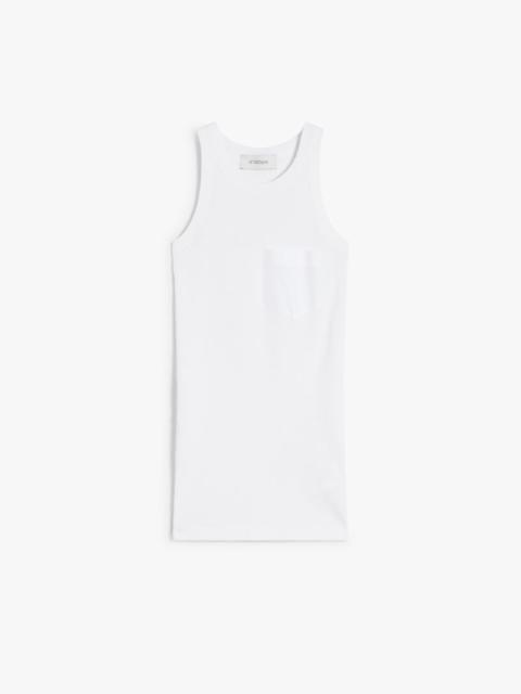 Stretch viscose tank top