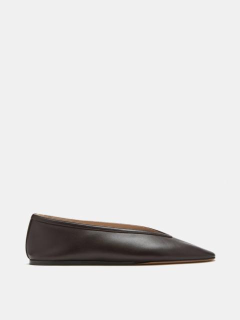 Luna Slipper / Chocolate Leather