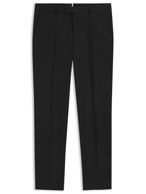 SLIM-FIT TROUSERS IN VIRGIN WOOL WITH STRETCH
