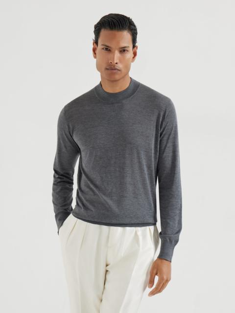 Silk and cotton lightweight sweater