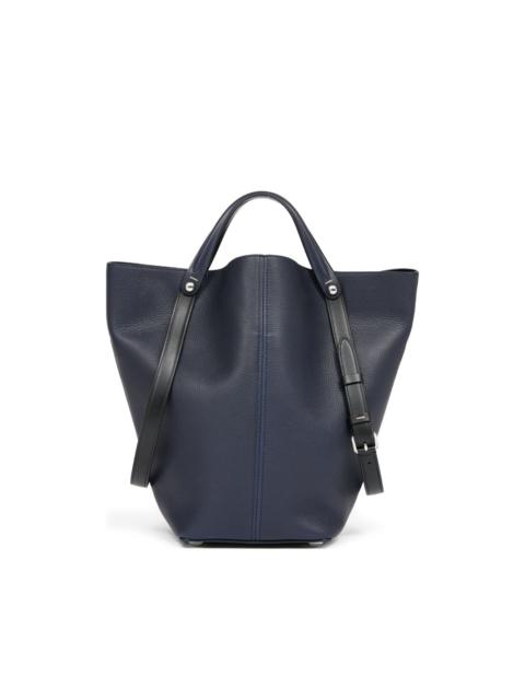 leather bucket bag