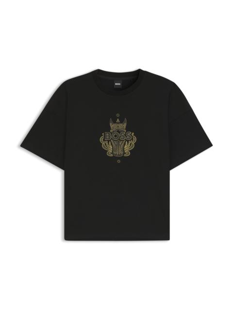 LOGO-ARTWORK T-SHIRT IN COTTON JERSEY