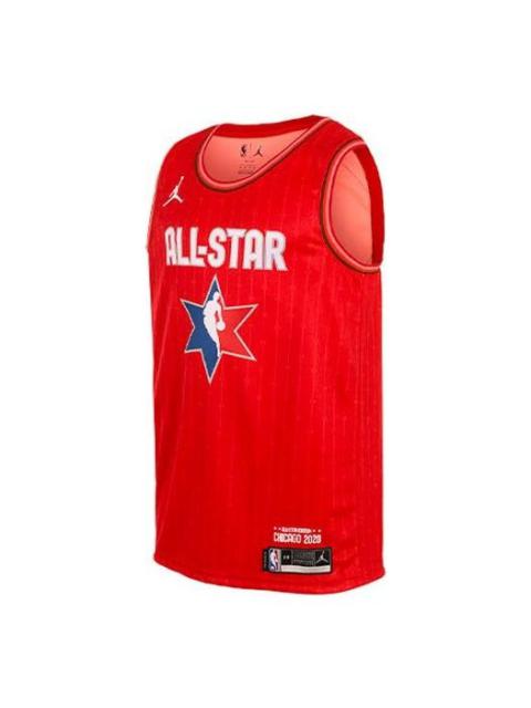 Men's Air Jordan NBA Sports Basketball 20 All-Star Curry 30 Red Jersey CJ1063-658