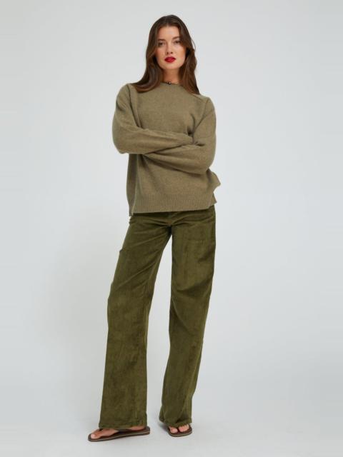 MOSS CORDUROY WIDE LEG TROUSER