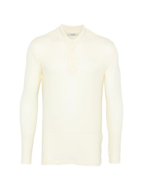 long-sleeve polo shirt