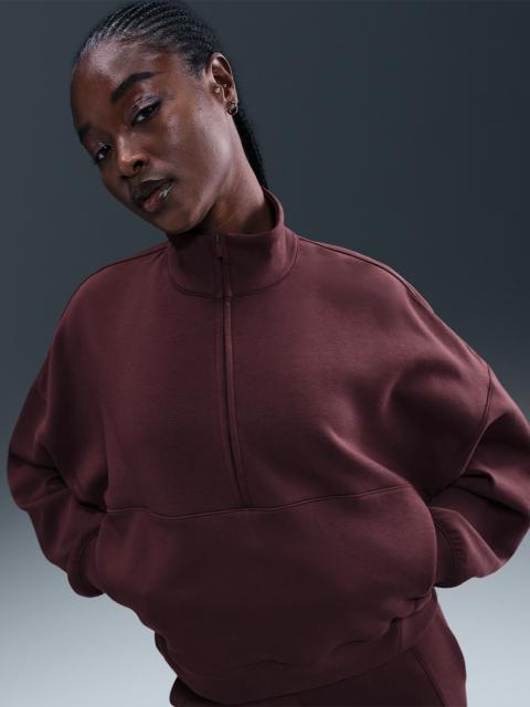 Nike 24.7 ImpossiblySoft Women's Dri-FIT Oversized 1/2-Zip Top