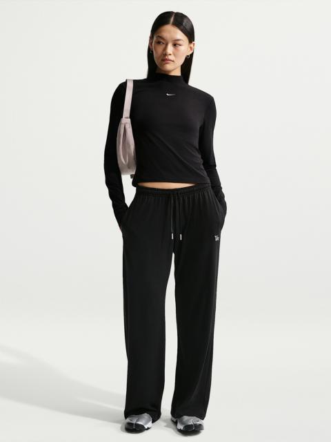 Nike Sportswear Chill Knit Women's Mid-Rise Lightweight Open-Hem Pants