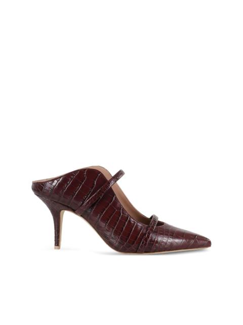 70mm crocodile-effect mules