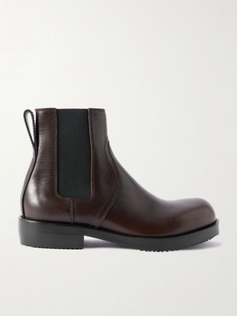 Leather Chelsea Boots Dark brown