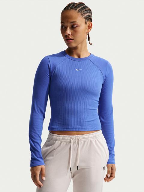 Nike Sportswear Chill Knit Women's Tight Long-Sleeve Ribbed Top