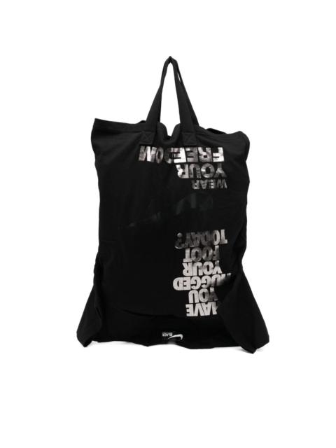 x Nike printed tote bag