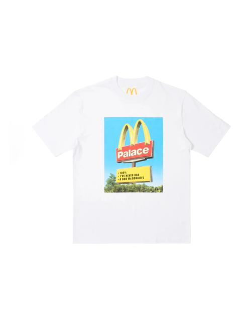 Palace x McDonald's Sign T-shirt White
