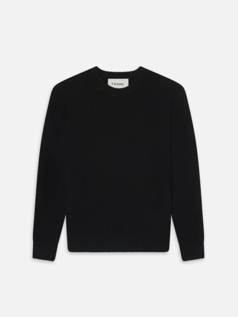 The Cashmere Crewneck Sweater in Noir