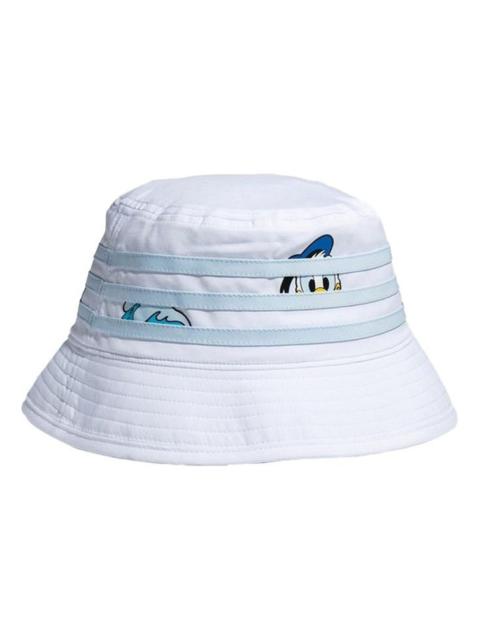 adidas neo adidas Donald Duck Fisherman's hat White GK3351