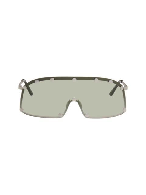 Silver Shielding Sunglasses