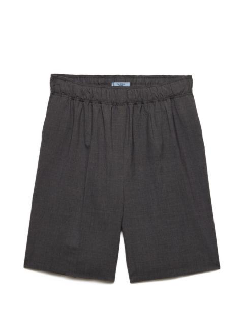 light wool bermudas