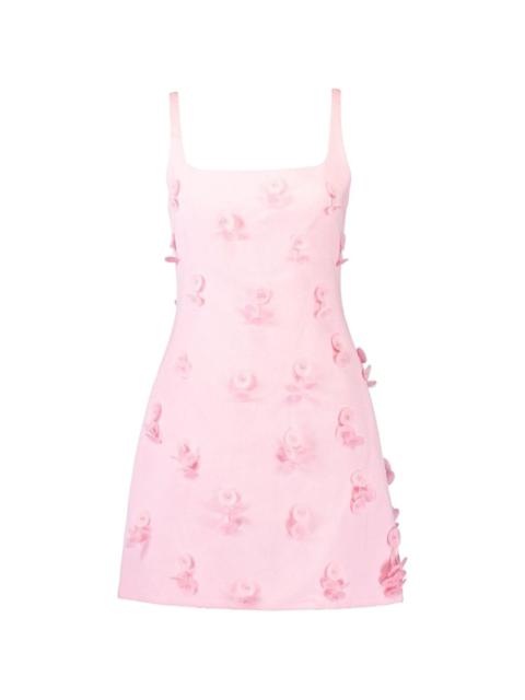 Cailinn floral-appliqué dress