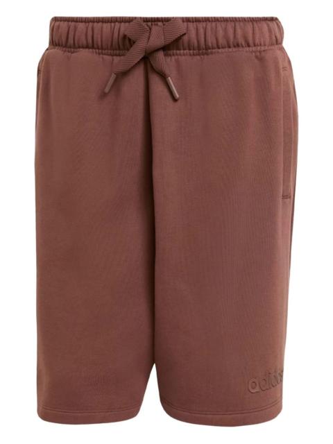 Essentials logo-print fleece shorts