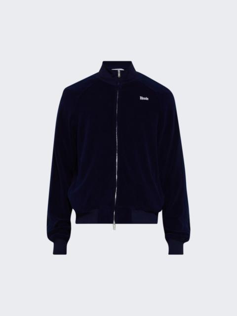Hamptons Towel Track Jacket Navy And Navy