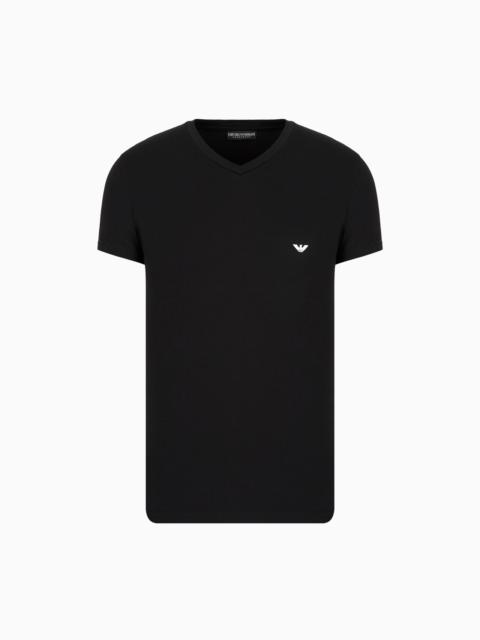 Basic V-neck underwear T-shirt