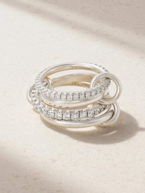 Halley Sterling Silver Diamond Ring