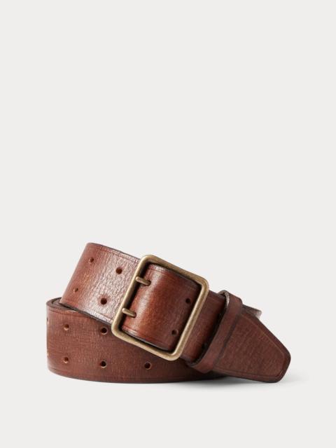Leather Double-Prong Belt