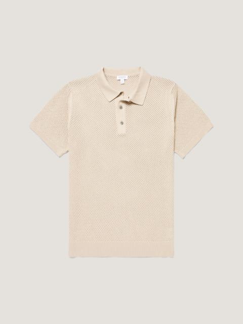 Cotton Mesh Polo